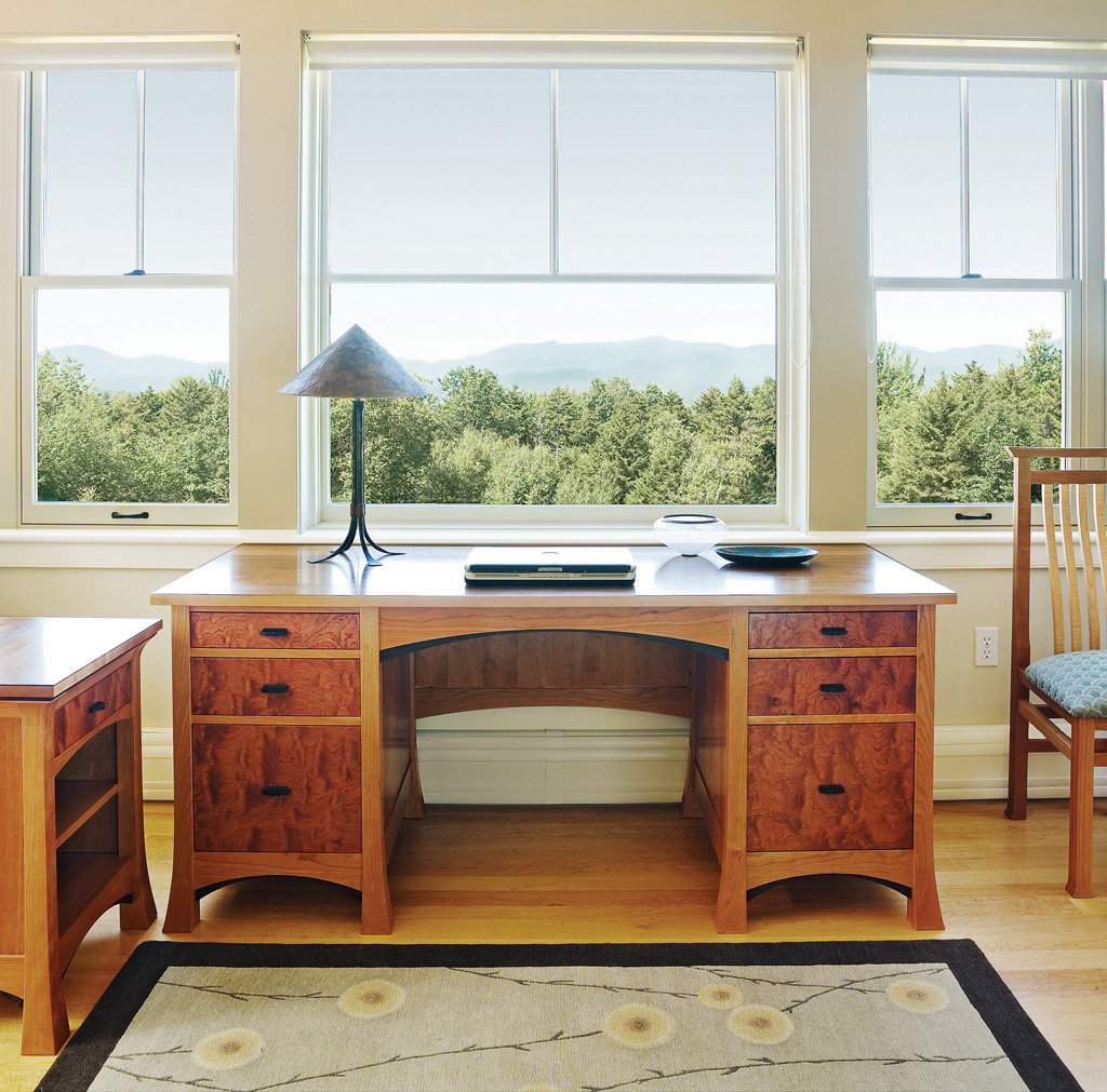 Pinnacle Desk | John Lomas Custom Furniture | Vermont